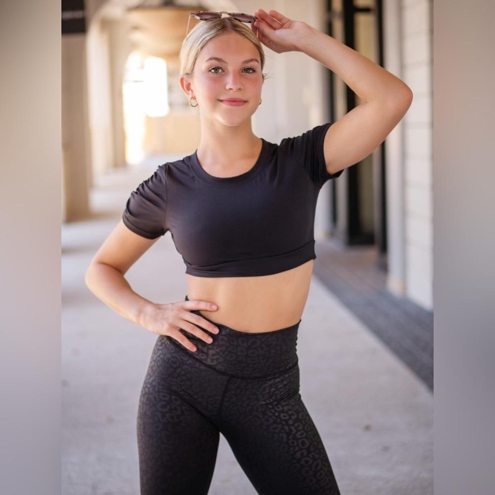 Werk Black Elliptical Bra Top
